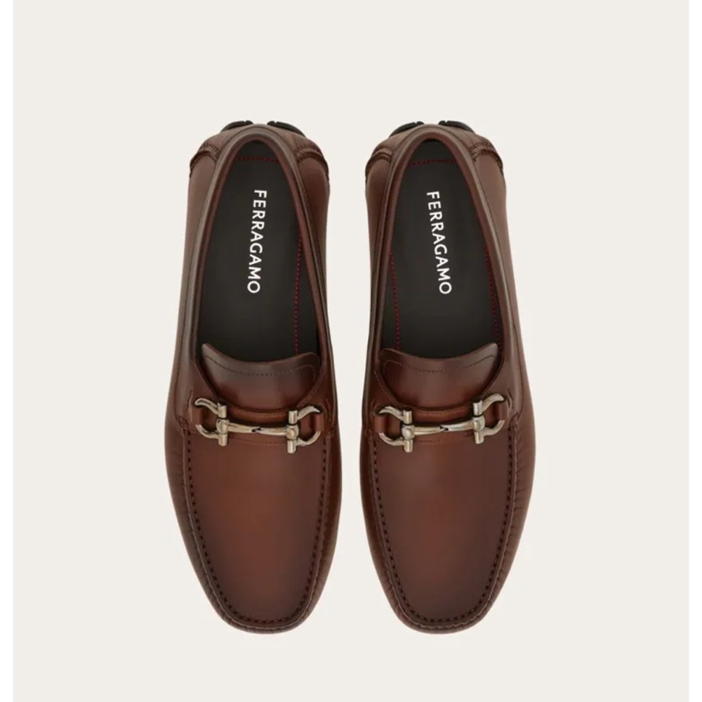 Salvatore Ferragamo Men's Brown Loafers